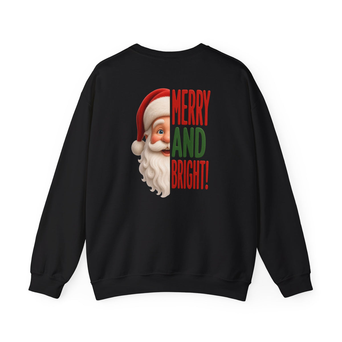 NAUGHTY OR NICE SANTA Unisex Heavy Blend Crewneck Sweatshirt 