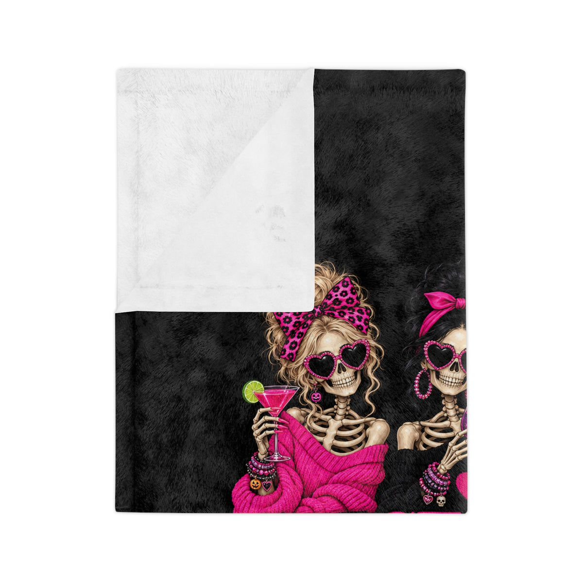 SPICE CLUB & SPOOKY Velveteen Microfiber Blanket