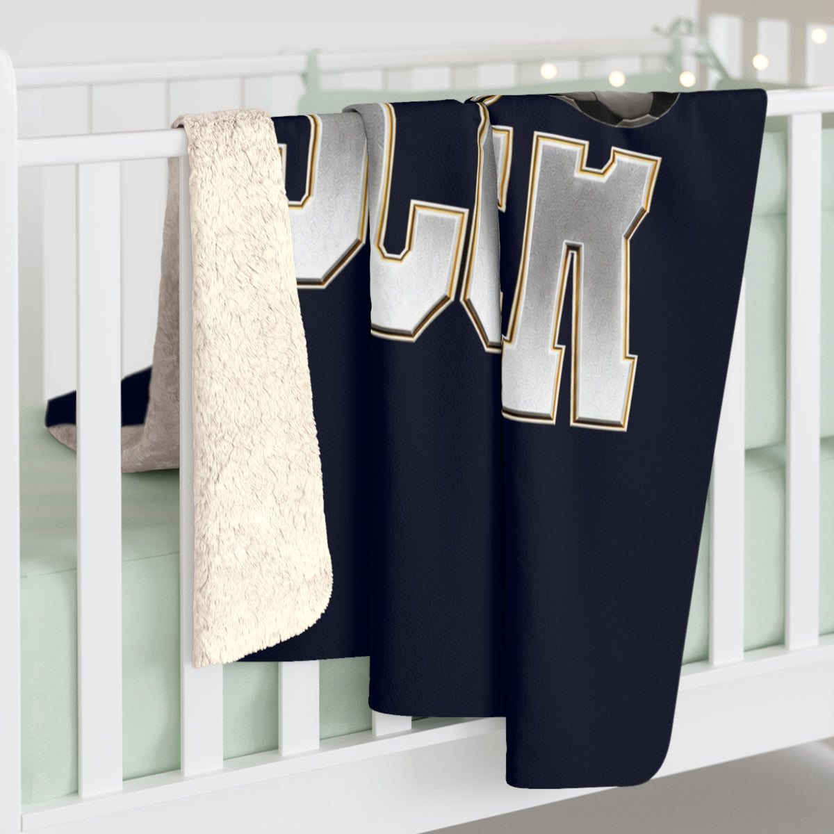SOCCER MAMA Sherpa Fleece Blanket