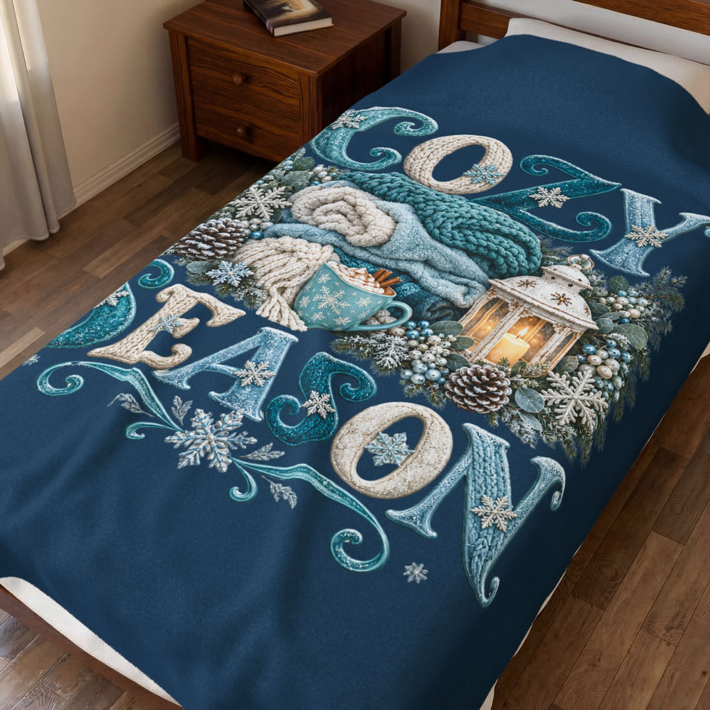 COZY SEASON Velveteen Plush Blanket