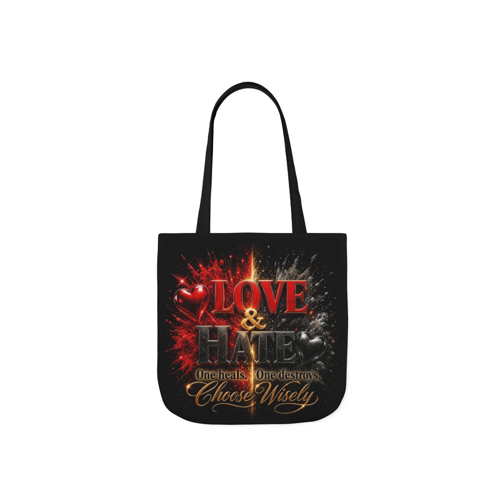 LOVEHATE Canvas Tote Bag 5-Color Straps