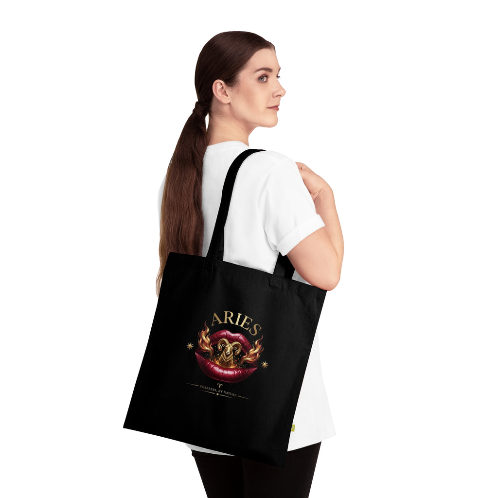 Aries Zodiac Celestial Tote Bag 