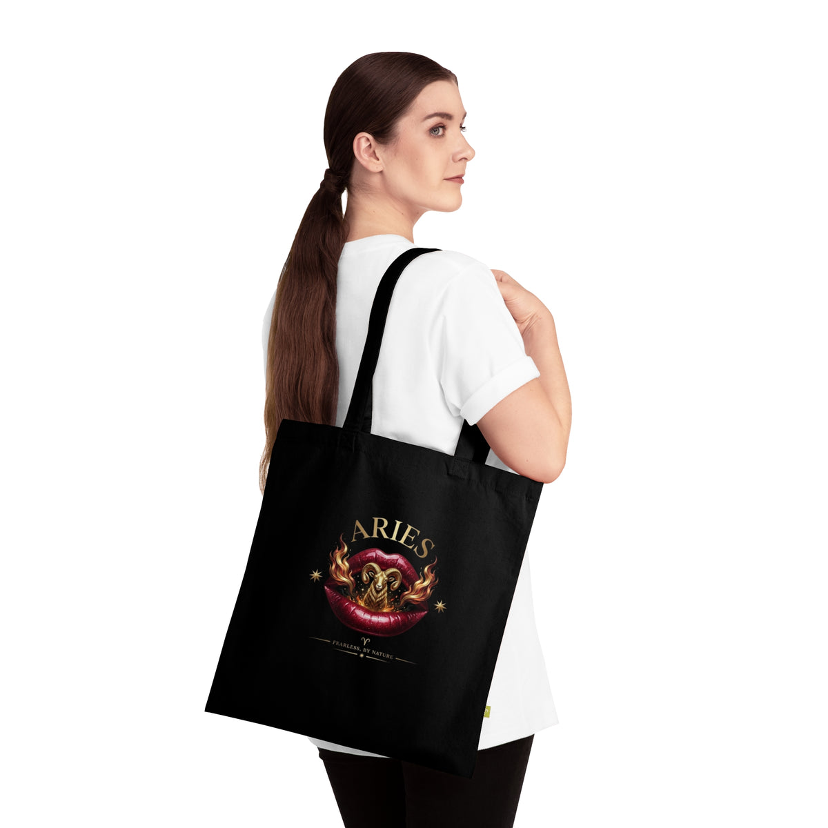 Aries Zodiac Celestial Tote Bag 