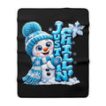 CHRISTMAS JUST CHILLIN Sherpa Fleece Blanket