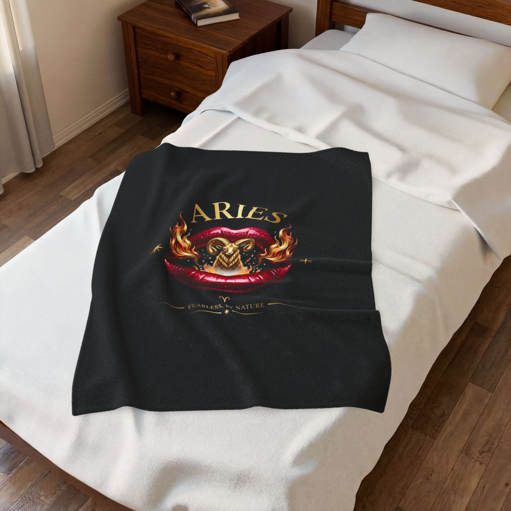 ARIES Velveteen Plush Blanket