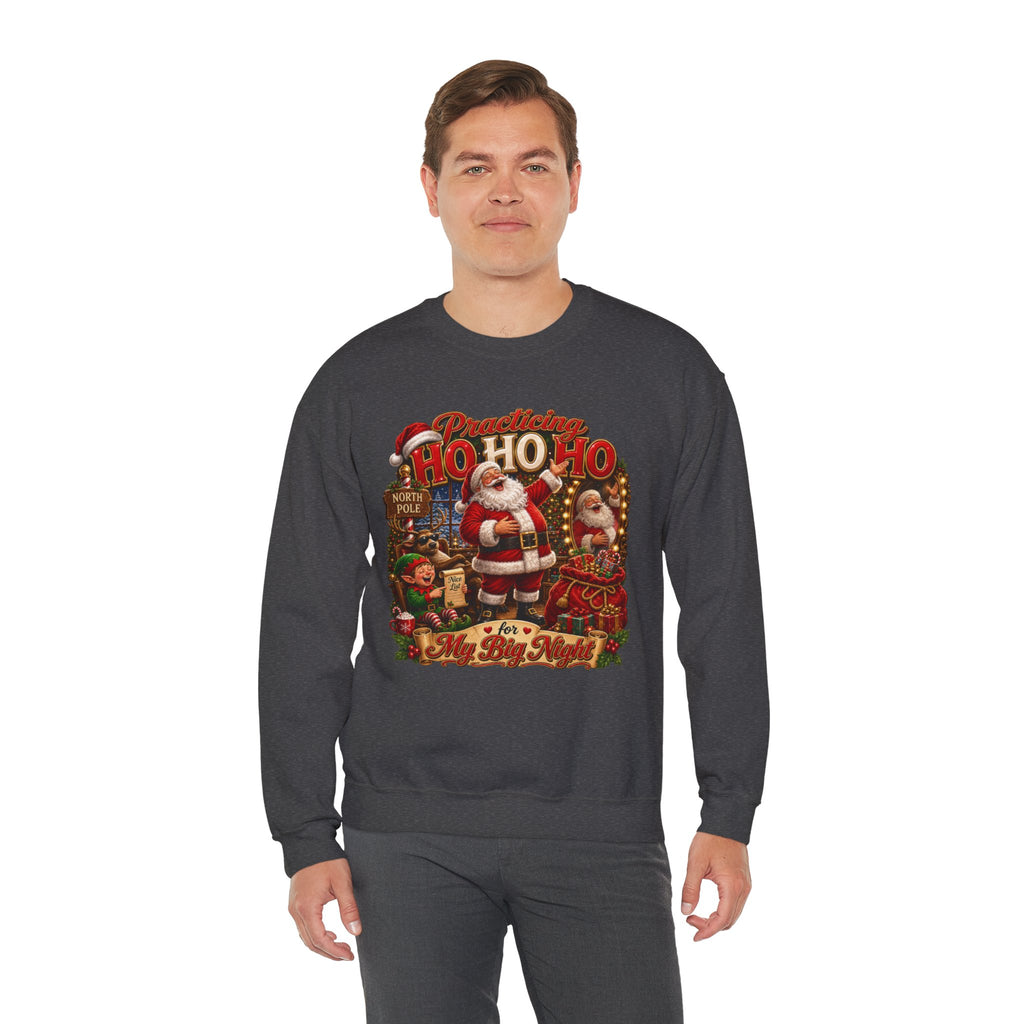 SANTA PRACTICING HOHOHO Crewneck Sweatshirt