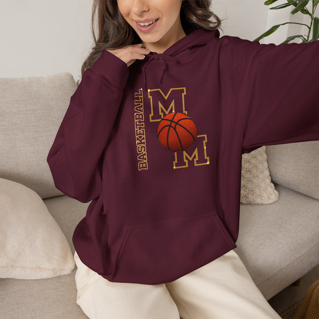 BASKETBALL MOM Hooded Sweatshirt