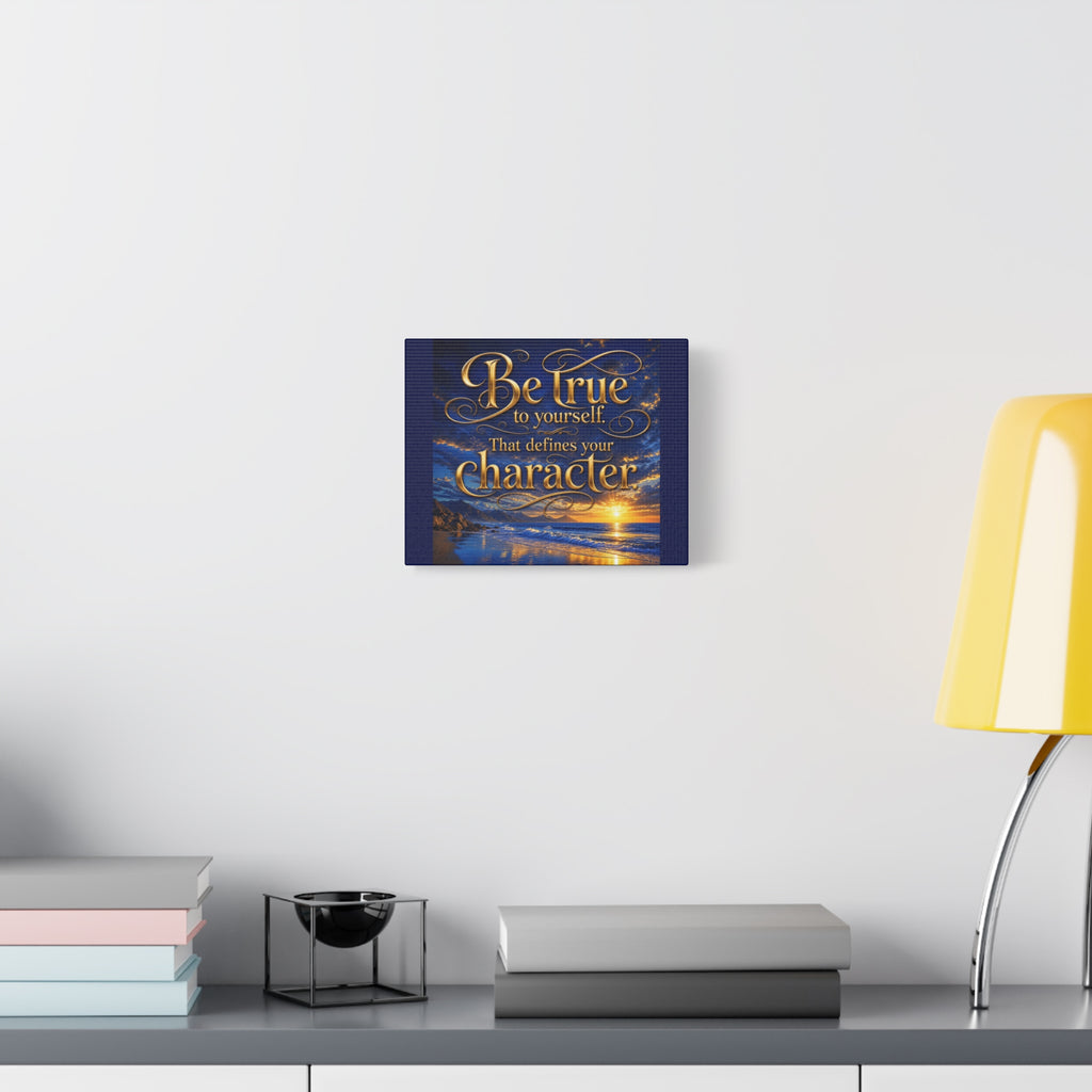 Be True to Yourself | Inspirational Canvas Wall Art