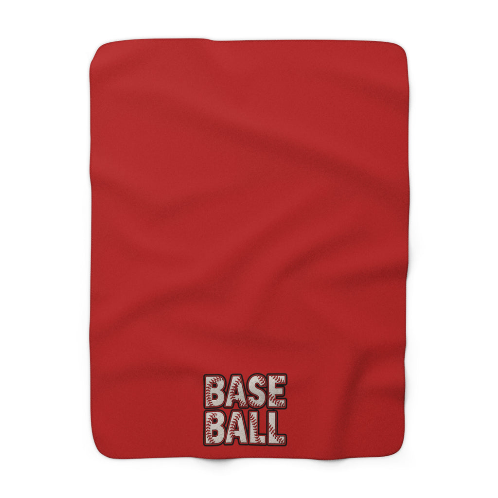 BASEBALL Sherpa Fleece Blanket