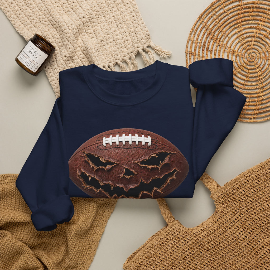 PUMPKIN FOOTBALL Unisex Heavy Blend™ Crewneck Sweatshirt