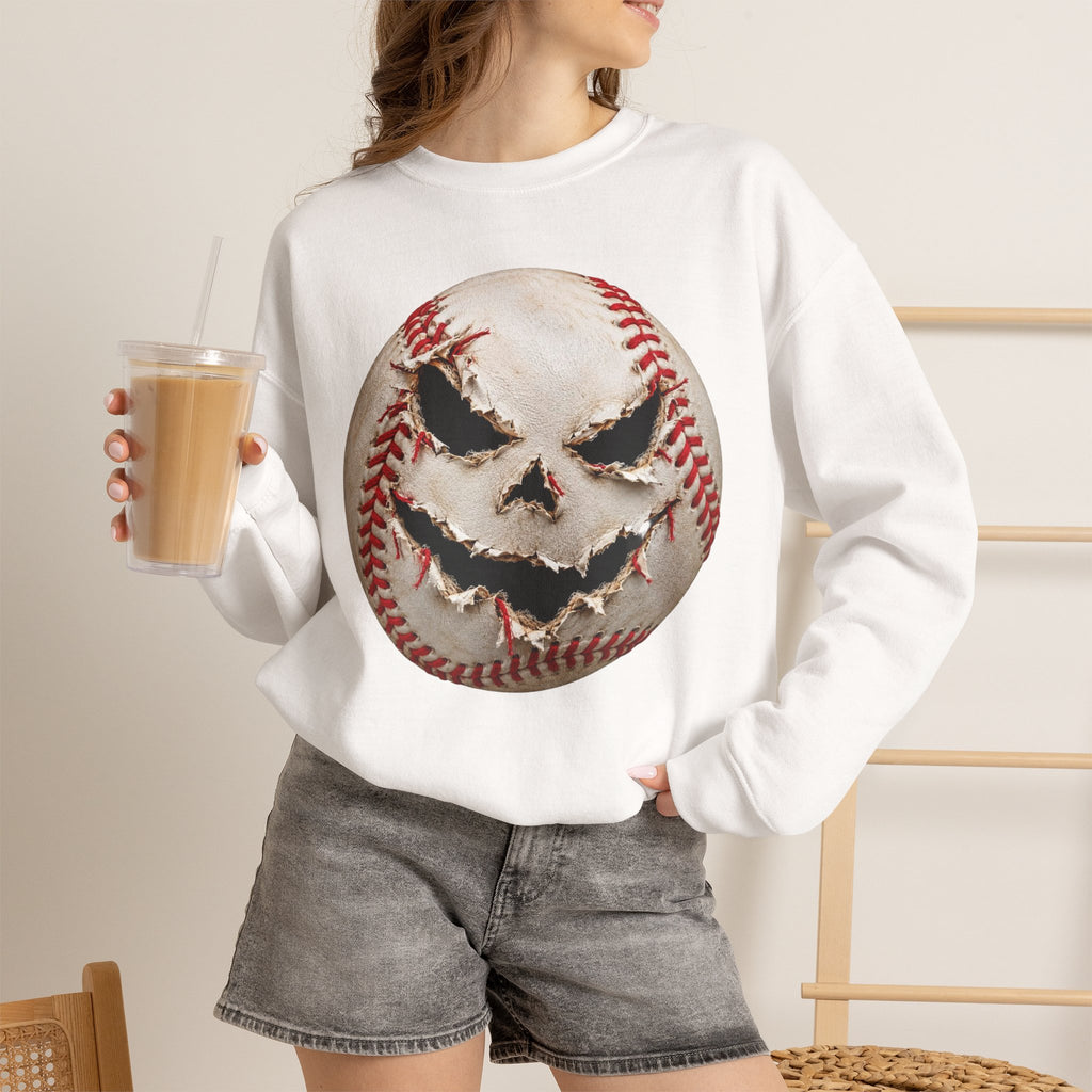 PUMPKIN BASEBALL Unisex Heavy Blend™ Crewneck Sweatshirt
