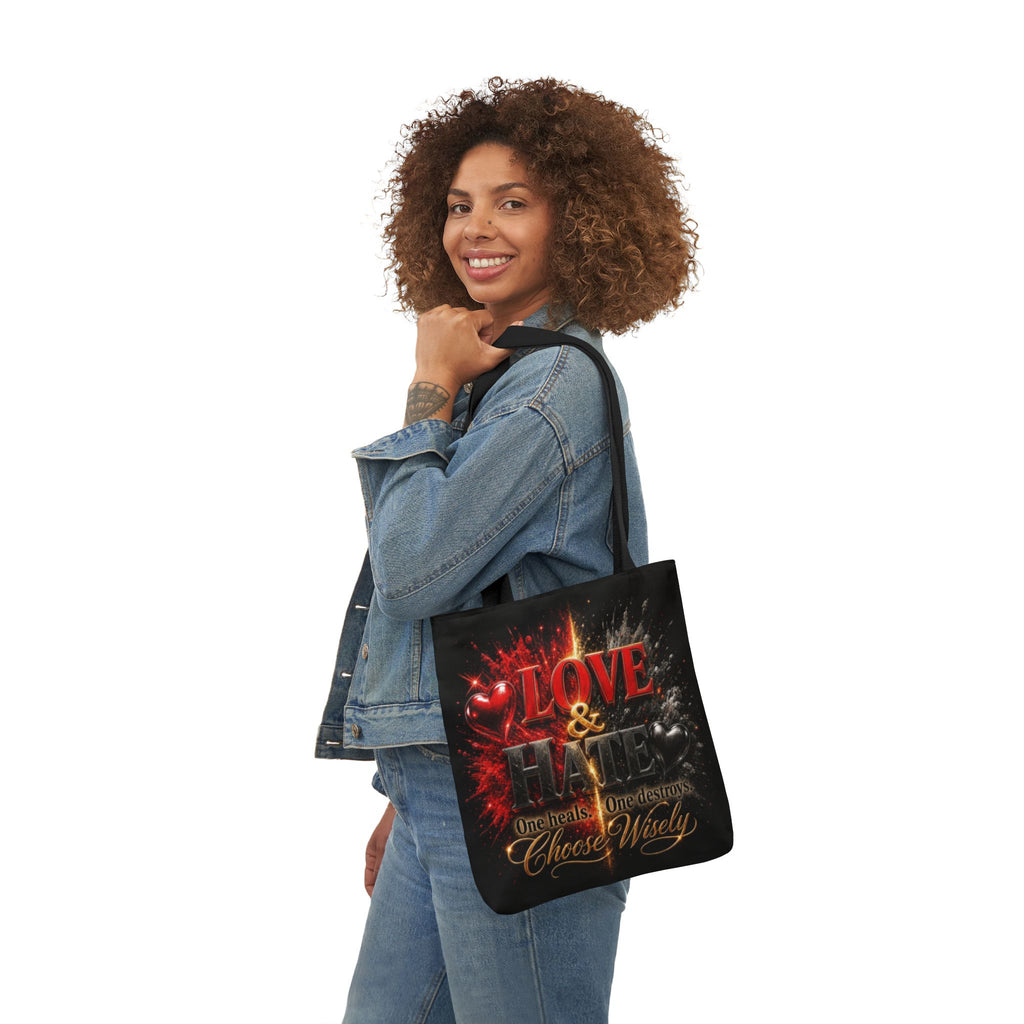 LOVEHATE Canvas Tote Bag 5-Color Straps