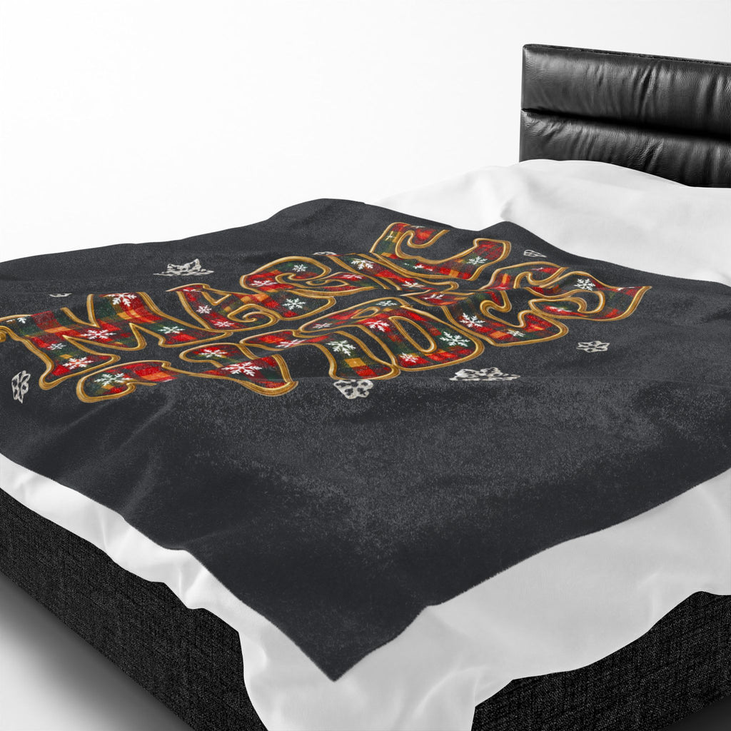 MAGIC VIBES Velveteen Plush Blanket
