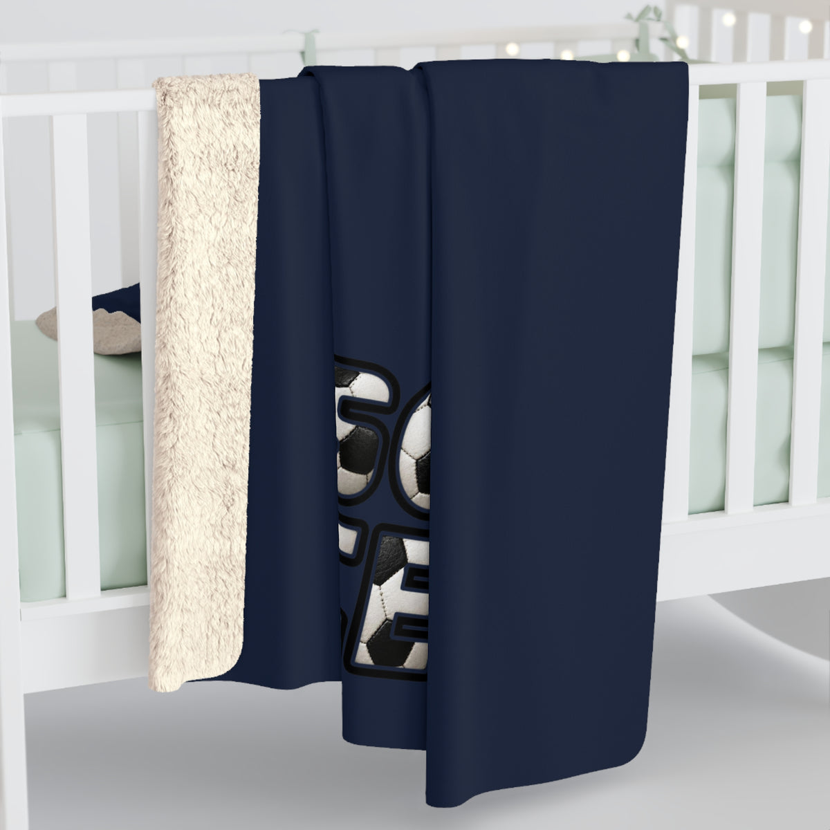SOCCER Sherpa Fleece Blanket