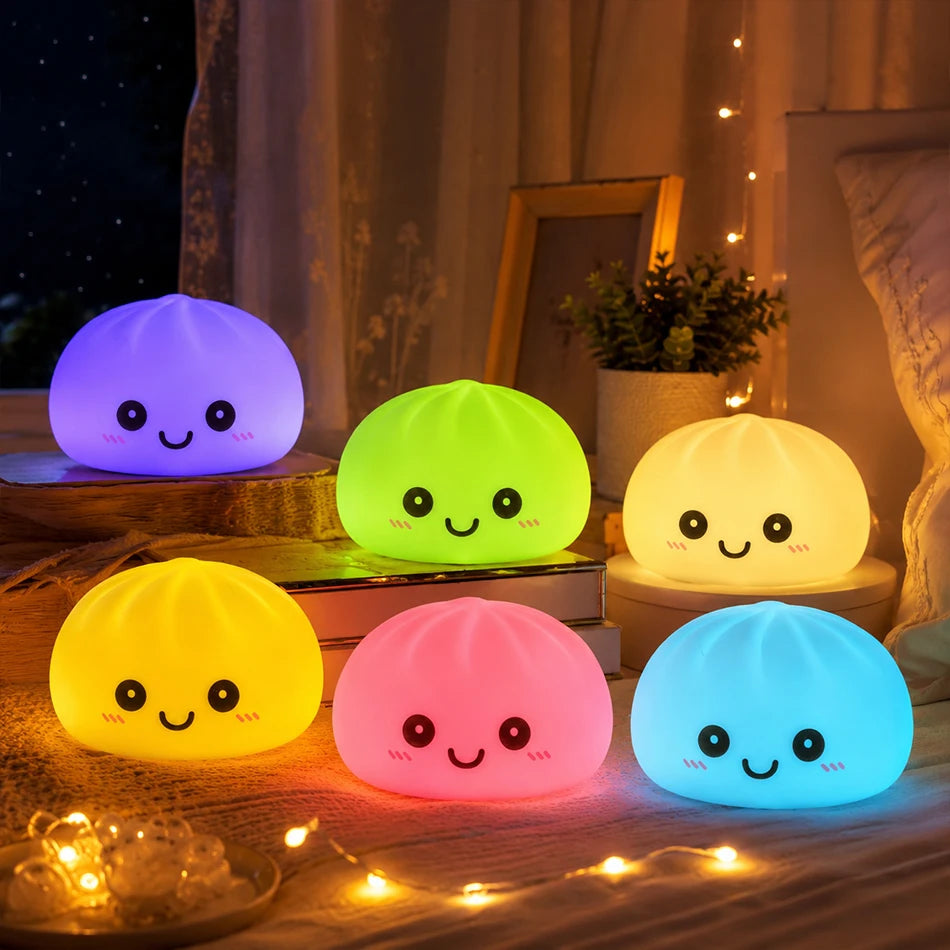 2027 New Dumpling Night Lights Glowing Dumplings Desktop Ornament
