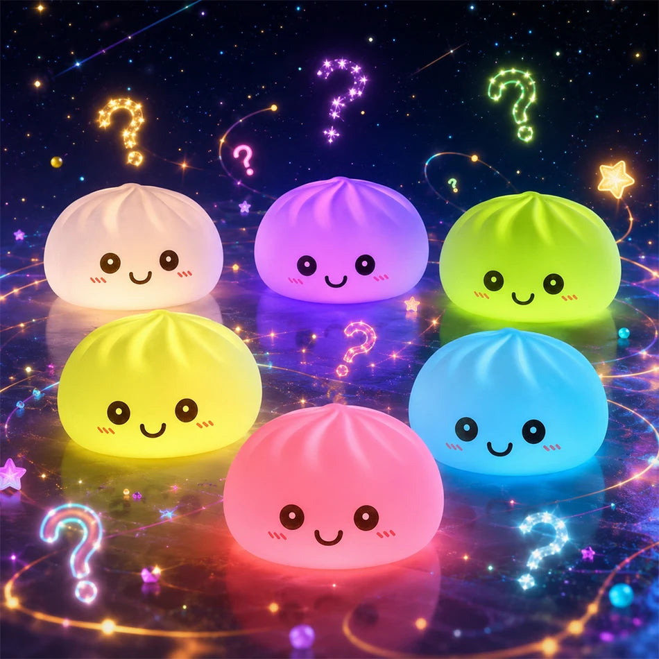 2027 New Dumpling Night Lights Glowing Dumplings Desktop Ornament