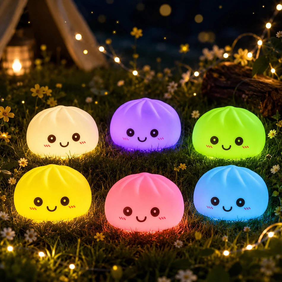 2027 New Dumpling Night Lights Glowing Dumplings Desktop Ornament